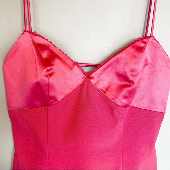 Maria Bianca Nero Pink Bodycon Midi Dress sz Small - Picture 2 of 9